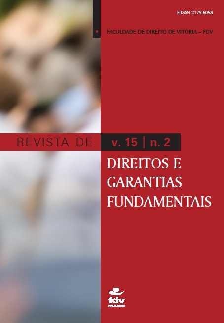 					Visualizar v. 15 n. 2 (2014): Revista de Direitos e Garantias Fundamentais
				