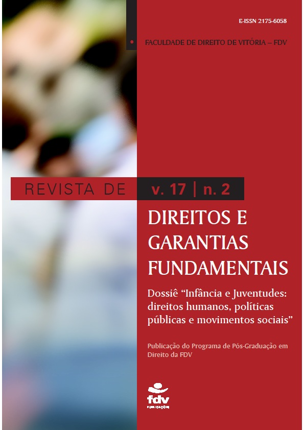 					Visualizar v. 17 n. 2 (2016): Revista de Direitos e Garantias Fundamentais
				