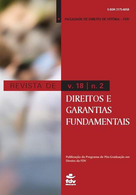 					Visualizar v. 18 n. 2 (2017): Revista de Direitos e Garantias Fundamentais
				