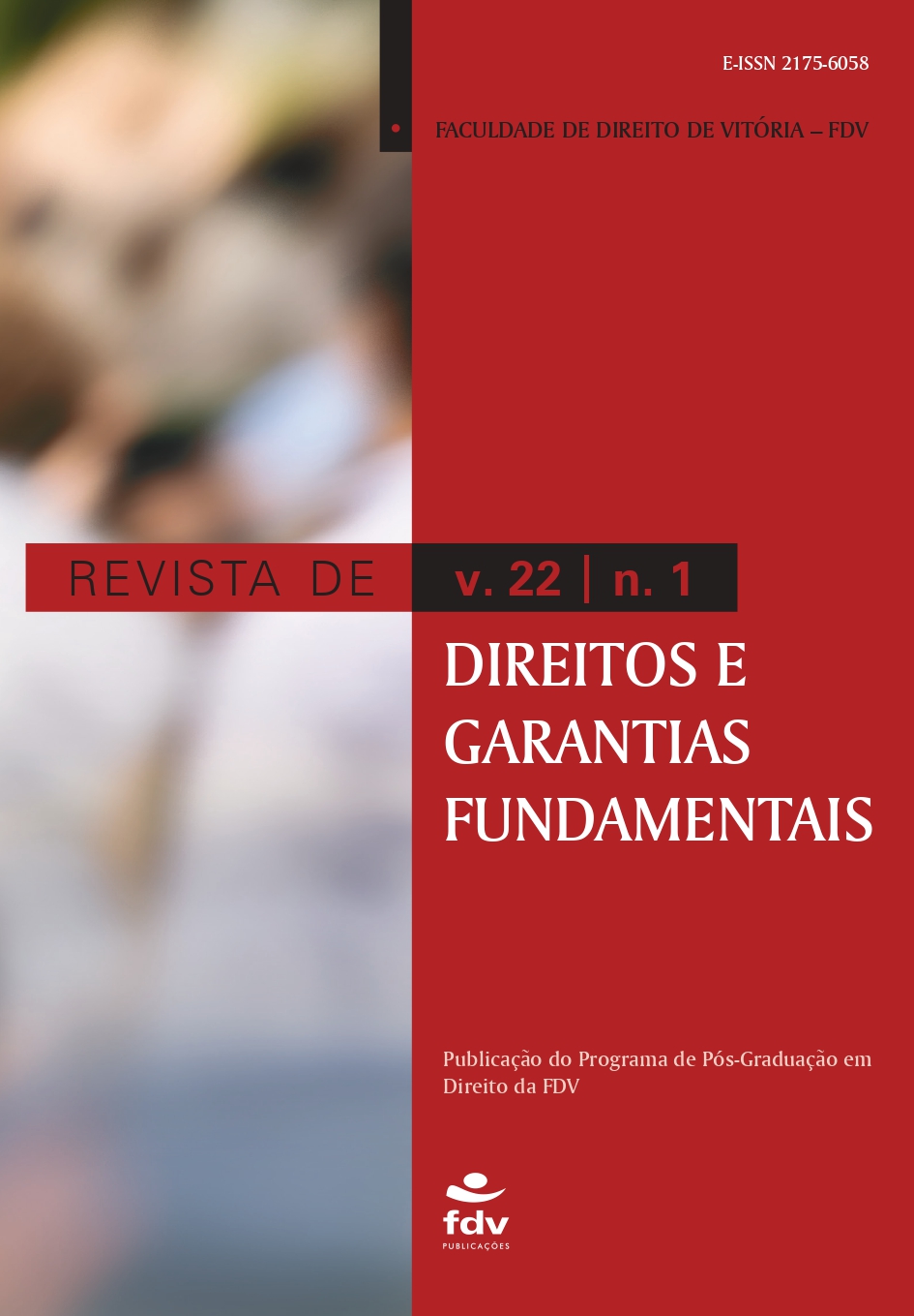 					Visualizar v. 22 n. 1 (2021): Revista de Direitos e Garantias Fundamentais, v. 22, n. 1, jan./abr. 2021
				